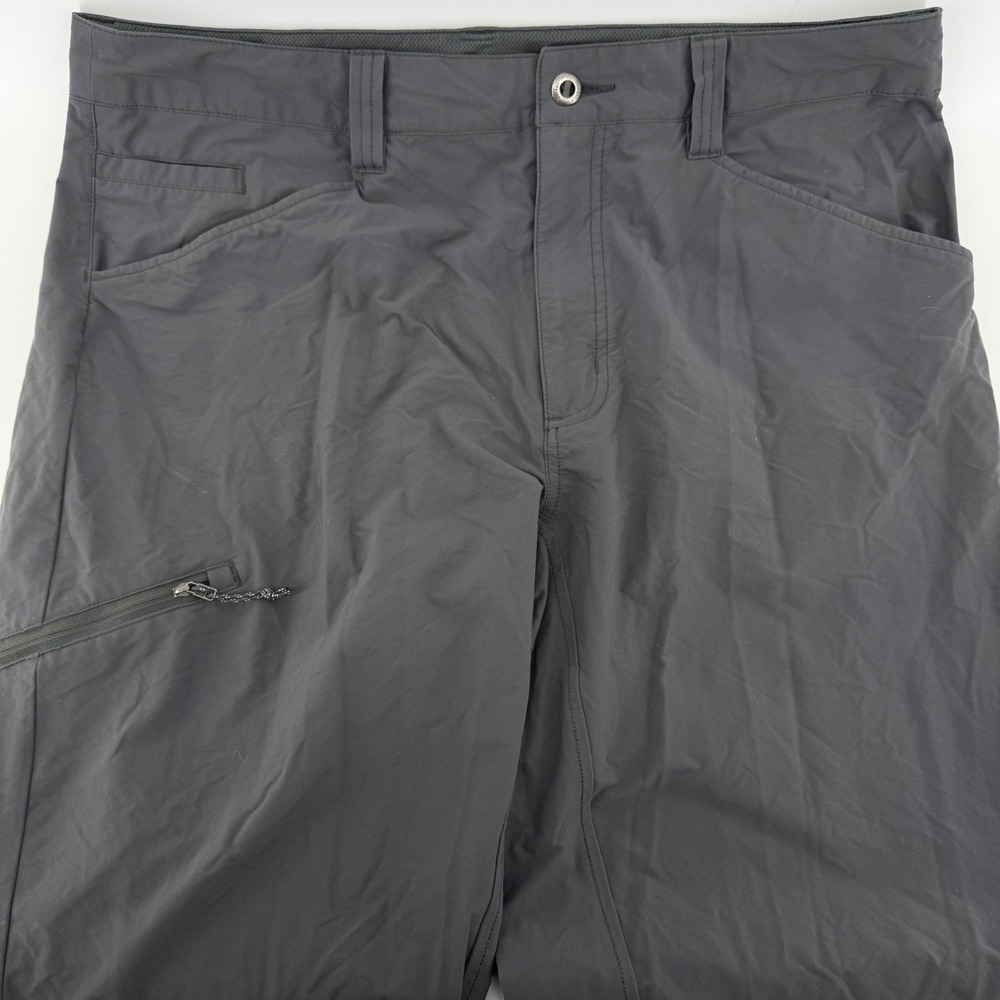 Patagonia Quandary Pants Men 36 Grey Hiking Technical Lightweight Stretch - Picture 4 of 13